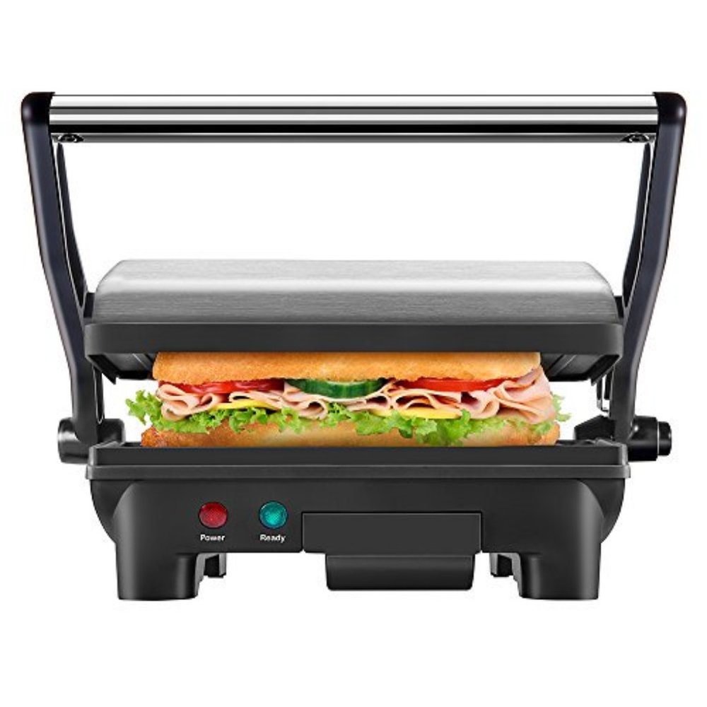 CHEFMAN PANINI PRESS GRILL and GOURMET SANDWICH MAKER NON-STICK COATED